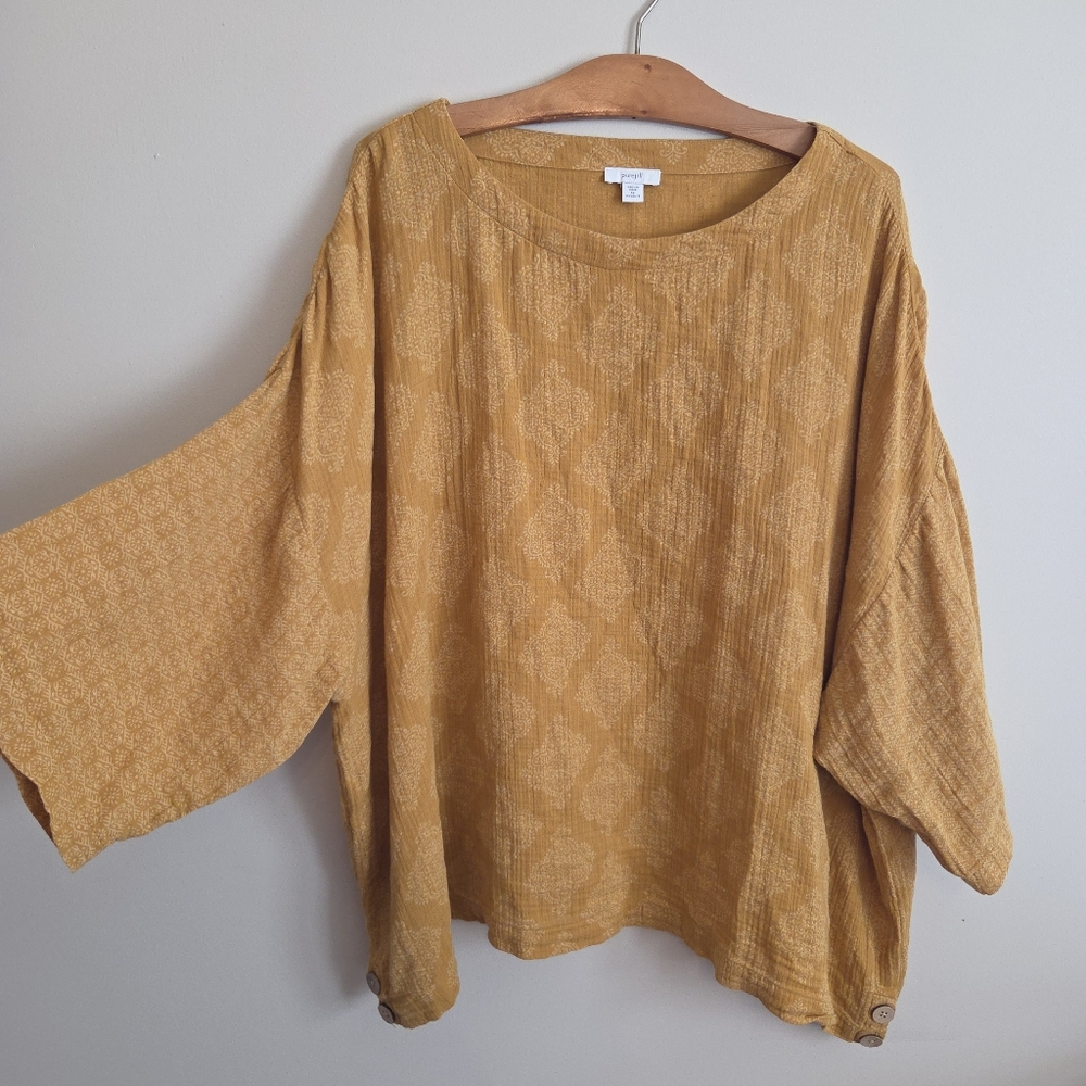 Lightweight Mustard Women's Top